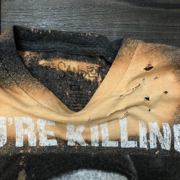 Distressed Acid Washed Sandlot Graphic Tee - Picture 4 of 4